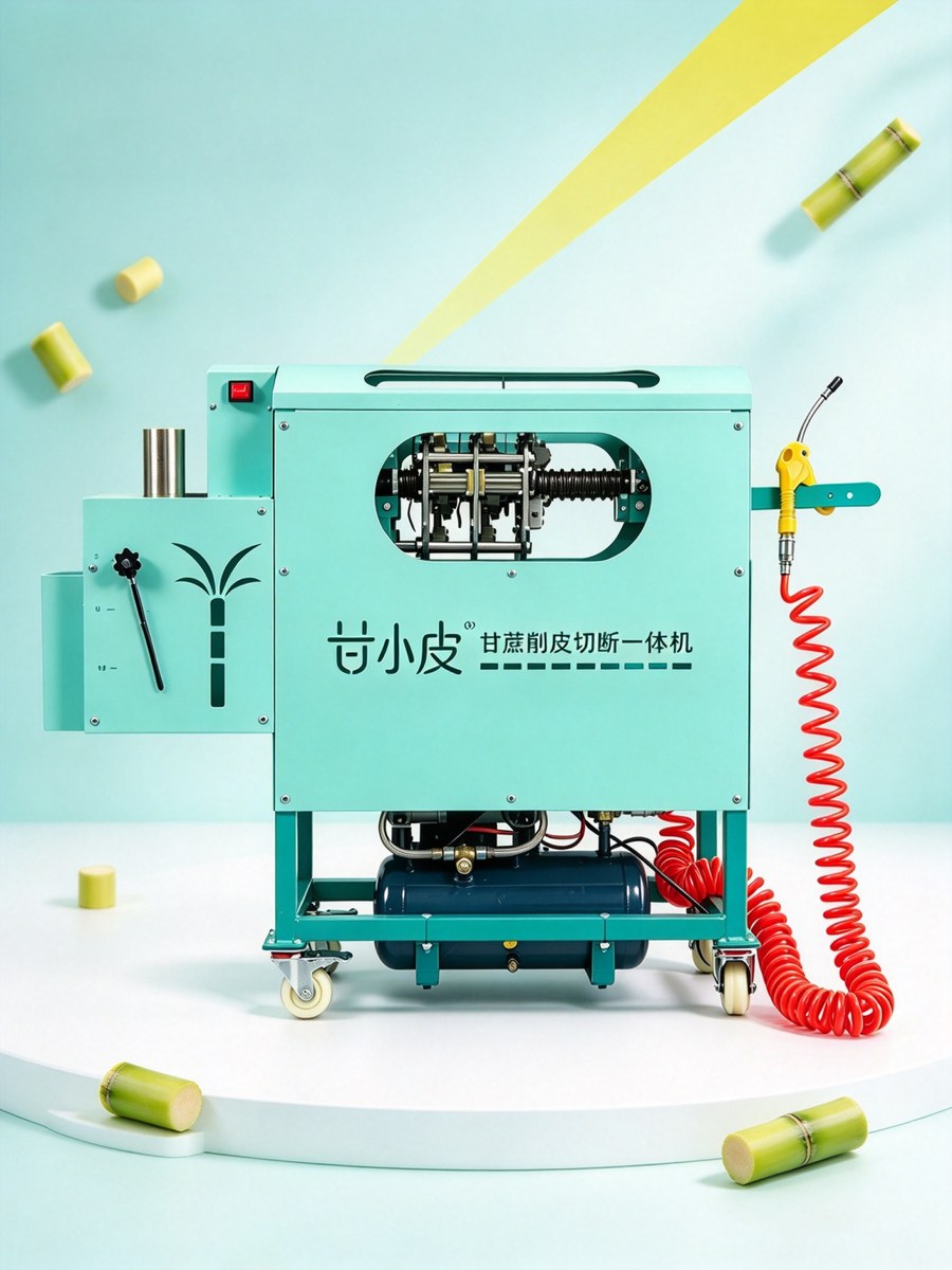 甘小皮X3 PROMAX旗舰版削皮切段一体机，配气泵清洁
